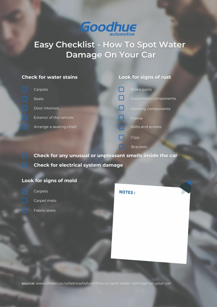 How To Spot Water Damage On Your Car